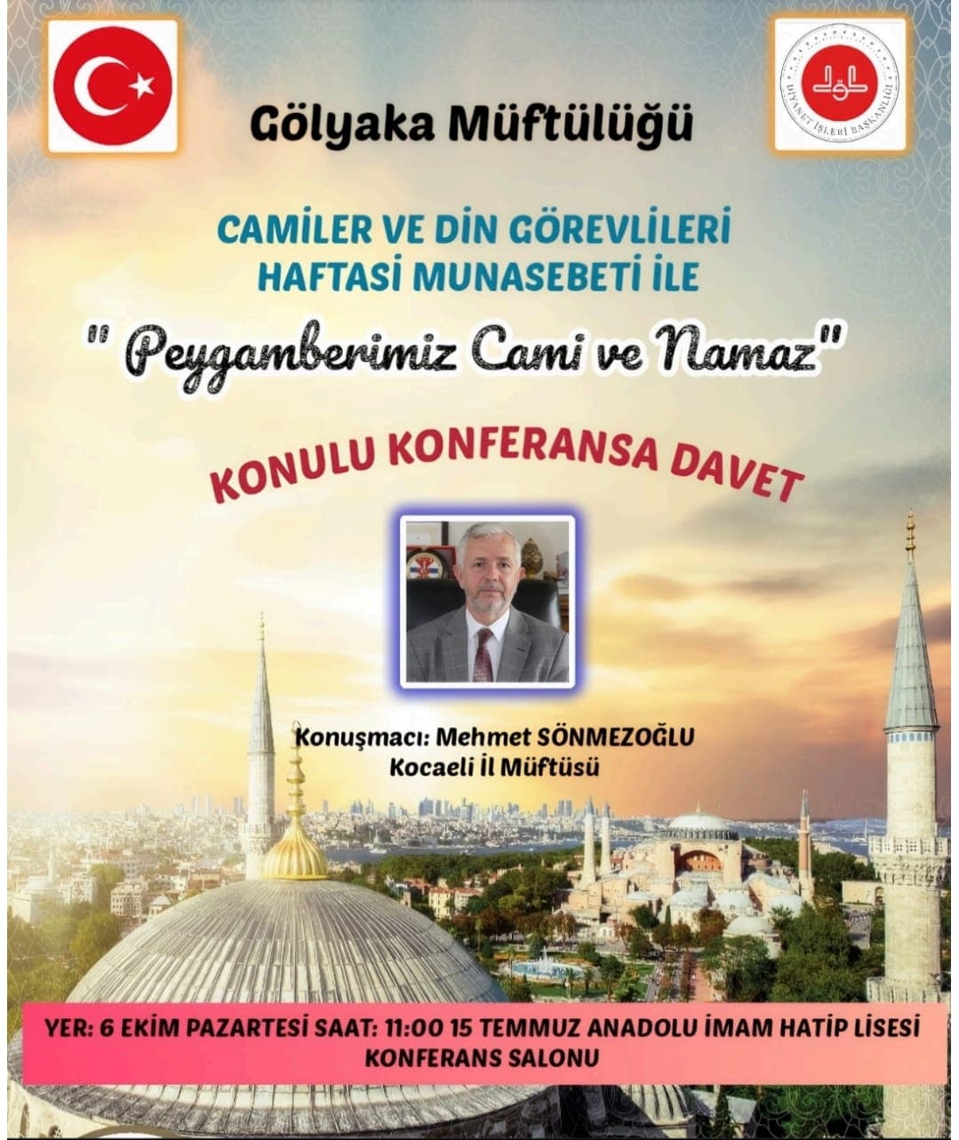 2025 CAMİLER VE DİN GÖREVLİLERİ HAFTASI PROGRAMI
