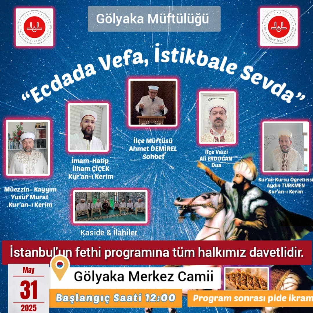İstanbul'un Fethi Programı 2025